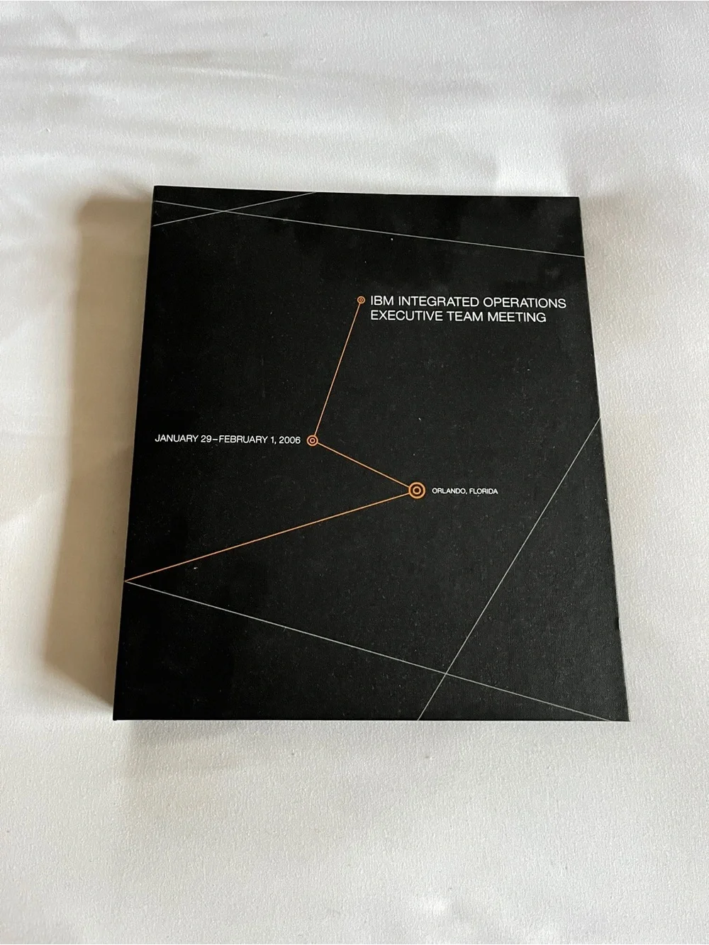 IBM Integrated Operations Executive Team Meeting 2006 Black 3-Ring Binder